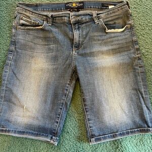 Lucky Brand Faded Blue Denim Shorts